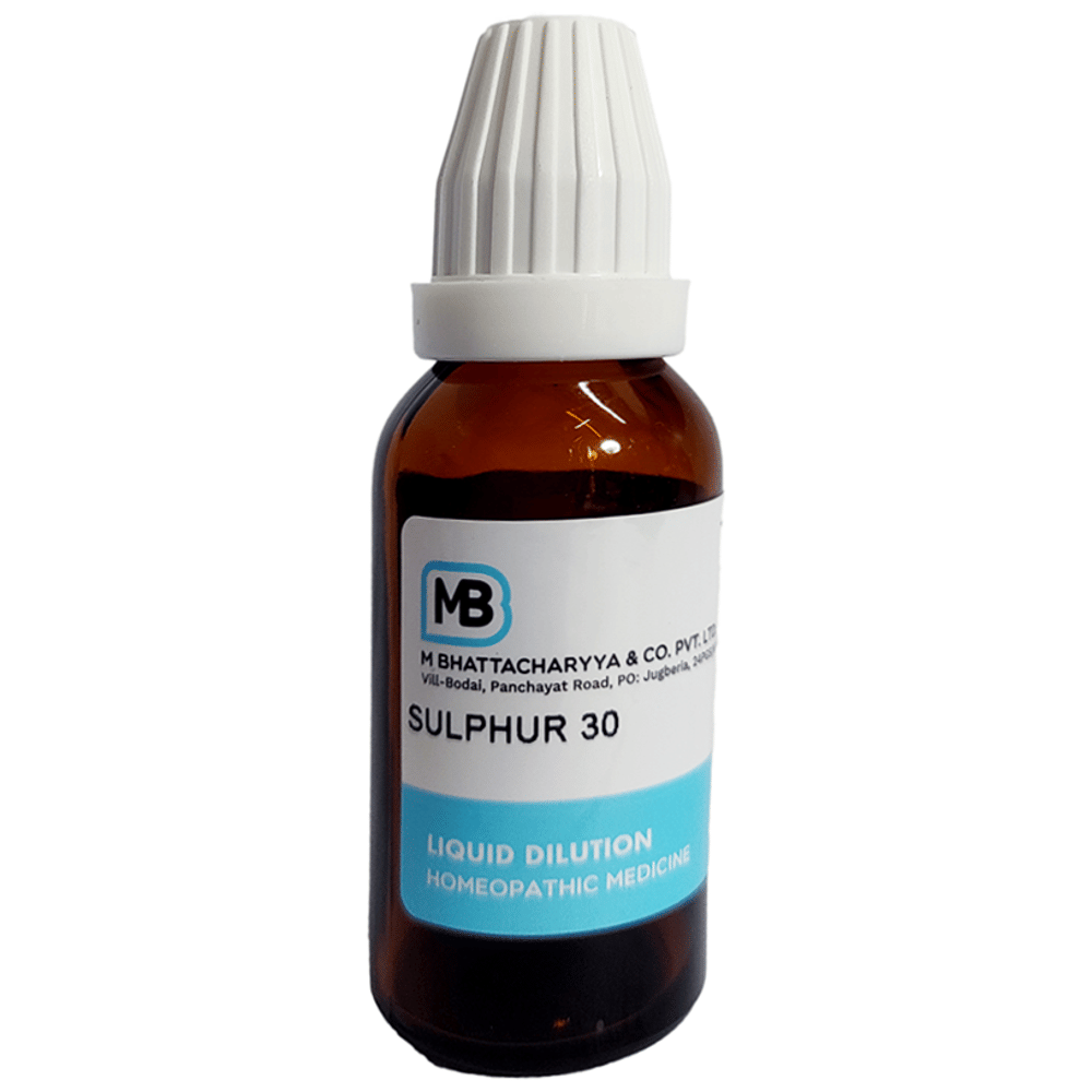 MB Sulphur Dilution 30 bottle of 30 ml Dilution