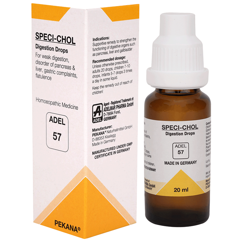 ADEL 57 Specl-Chol Digestion Drop bottle of 20 ml Drop ADEL 57 Specl-Chol Digestion Drop bottle of 20 ml Drop
