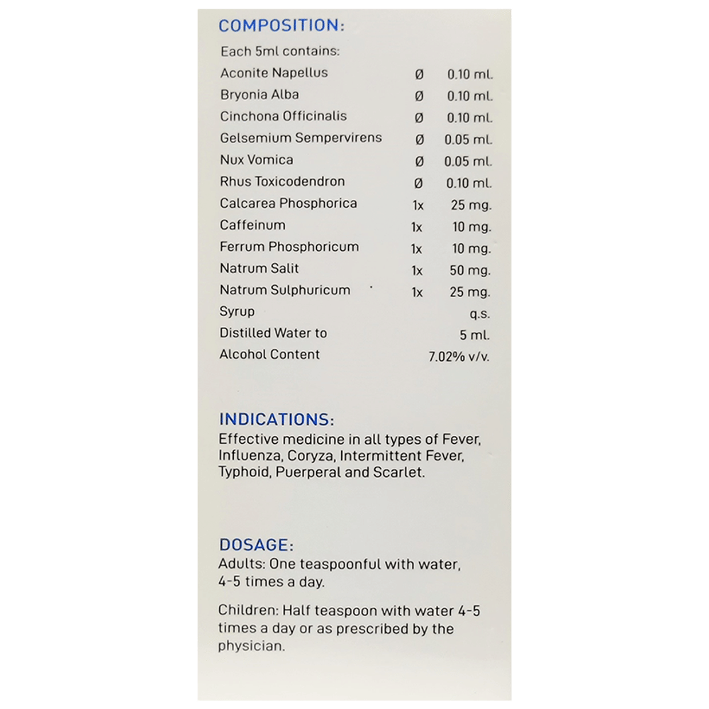 LDD Bioscience Fevo Go Syrup bottle of 450 ml Syrup