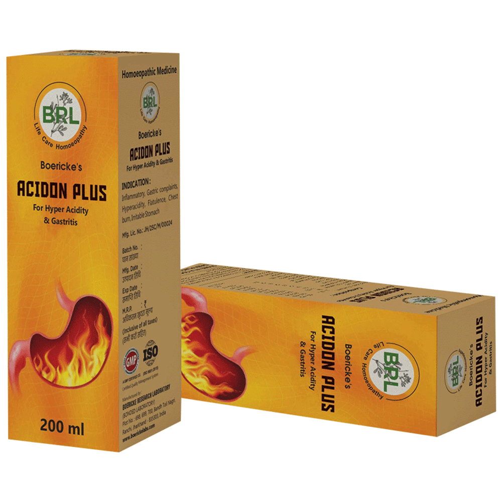 BRL Acidon Plus Syrup bottle of 200 ml Syrup BRL Acidon Plus Syrup bottle of 200 ml Syrup