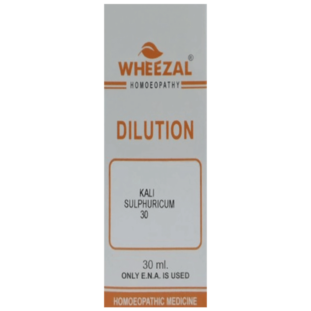 Wheezal Kali Sulphuricum Dilution 30 bottle of 30 ml Dilution