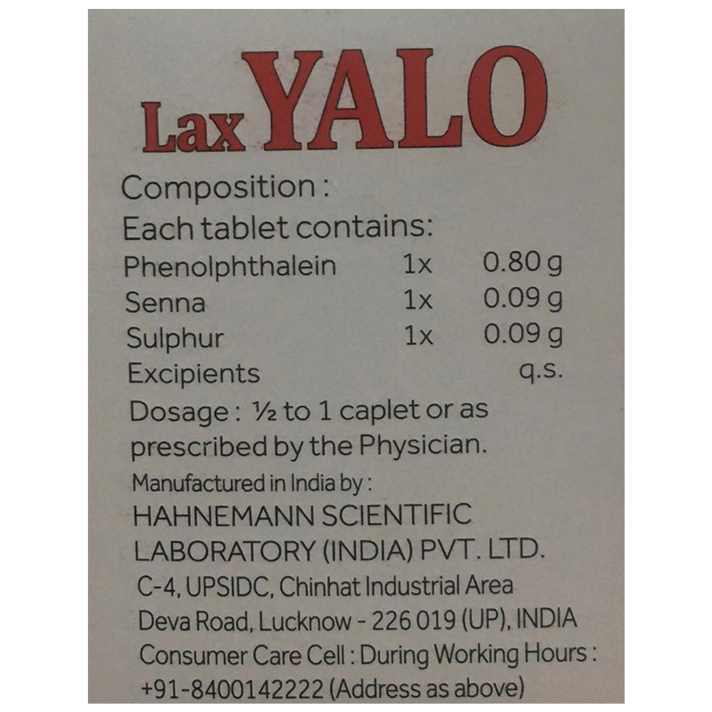 HSL Laxyalo Caplet box of 10 caplets