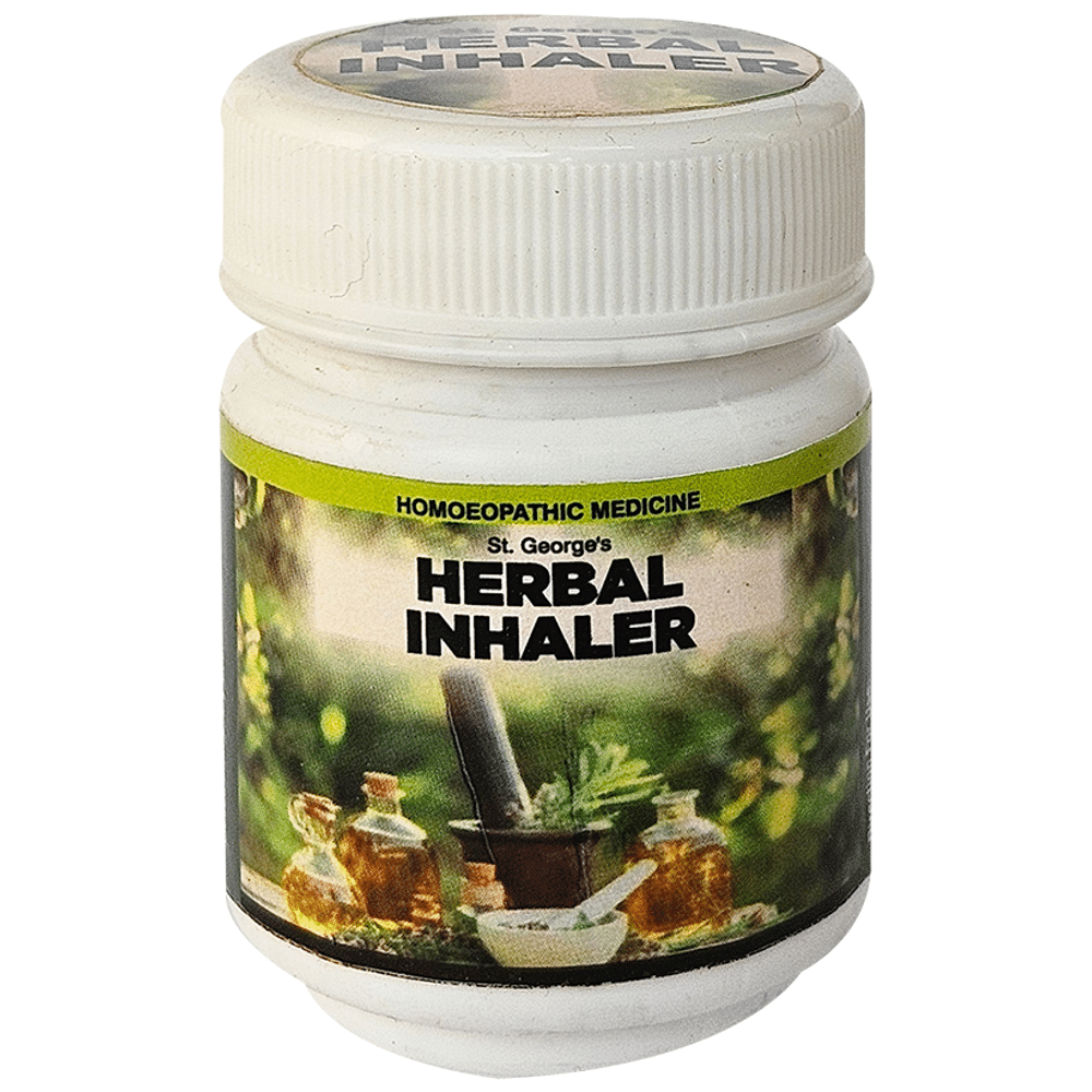 St. George‚Äôs Herbal Inhaler jar of 20 gm Inhaler