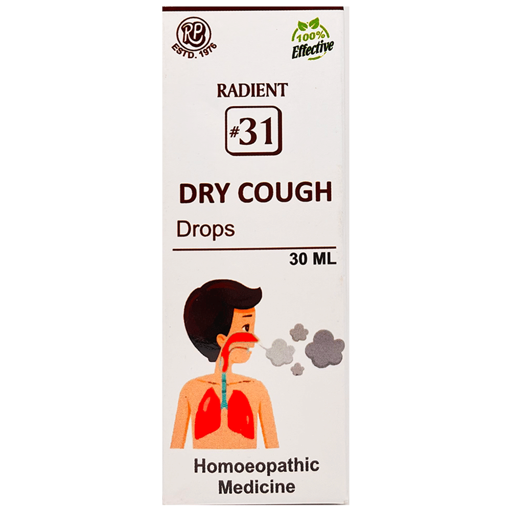 Radient 31 Dry Cough Oral Drops bottle of 30 ml Oral Drops