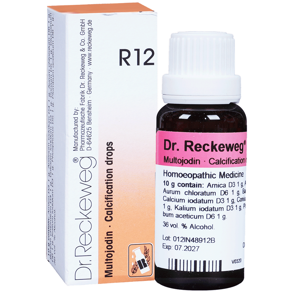 Dr. Reckeweg R12 Calcification Drop bottle of 22 ml Drop