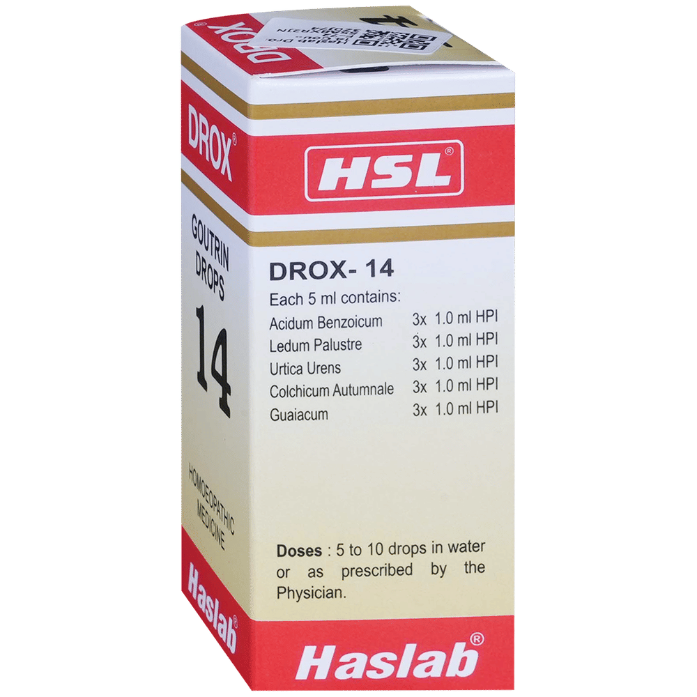 Haslab Drox 14 Goutrin Drop bottle of 30 ml Drop Haslab Drox 14 Goutrin Drop bottle of 30 ml Drop