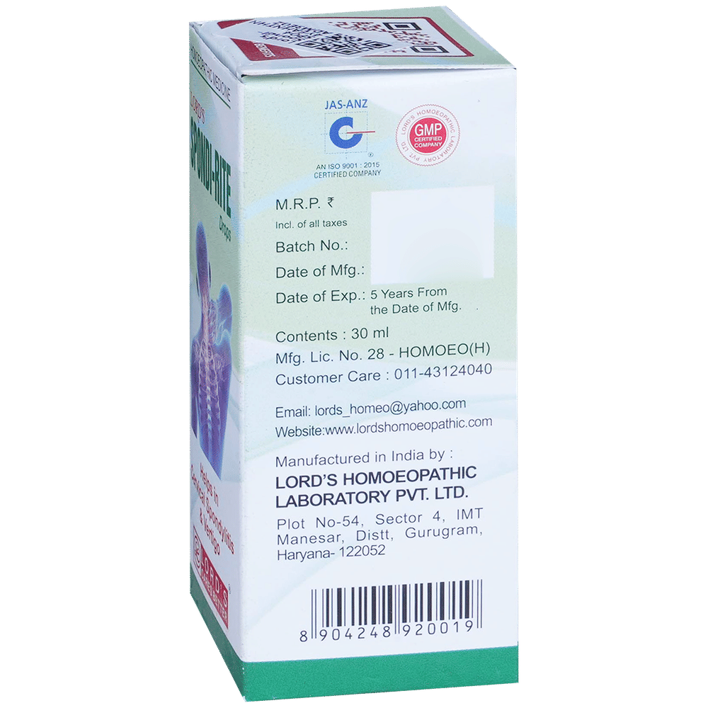 Lord's Spondi-Rite Drop bottle of 30 ml Drop