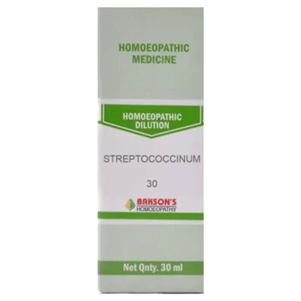 Bakson's Homeopathy Streptococcinum Dilution 30 bottle of 30 ml Dilution