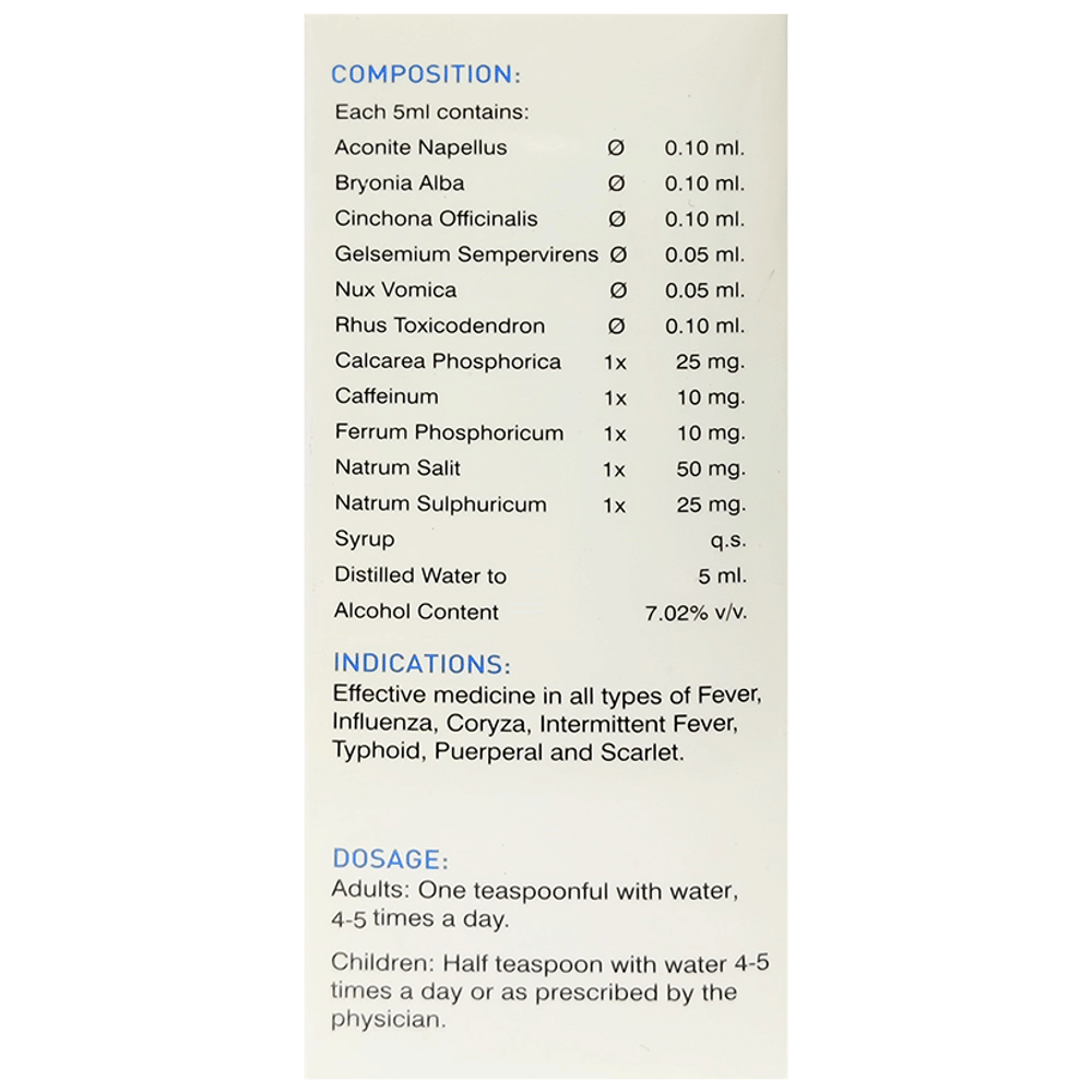LDD Bioscience Fevo Go Syrup bottle of 115 ml Syrup