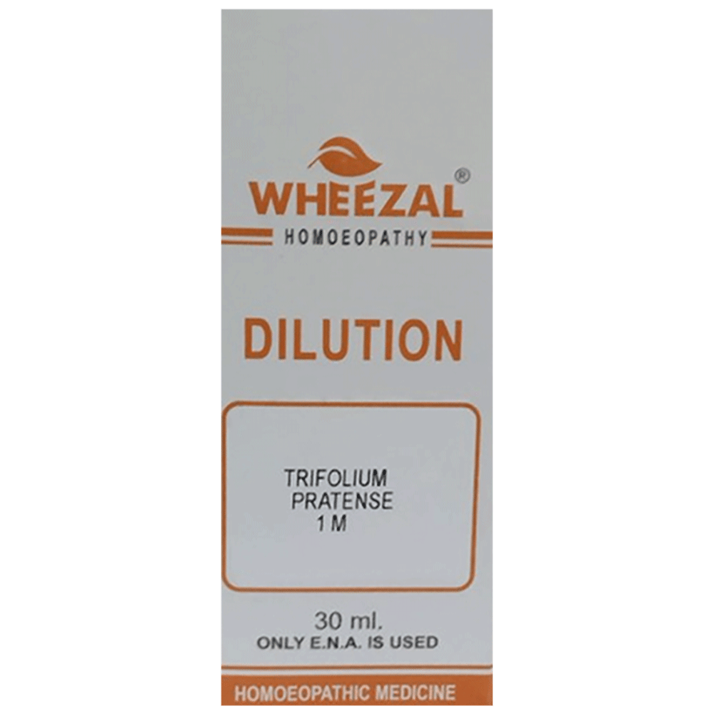 Wheezal Dilution Trfolium Pratense 1M bottle of 30 ml Dilution