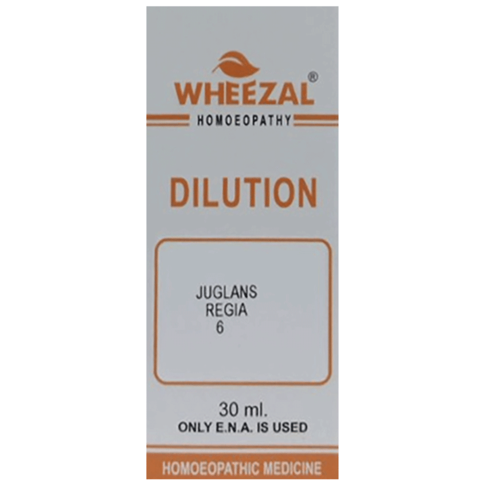 Wheezal Juglans R Dilution 6 bottle of 30 ml Dilution