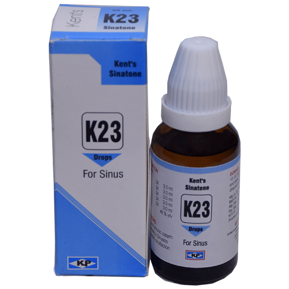 Kent's K23 Sinus Oral Drops bottle of 30 ml Oral Drops