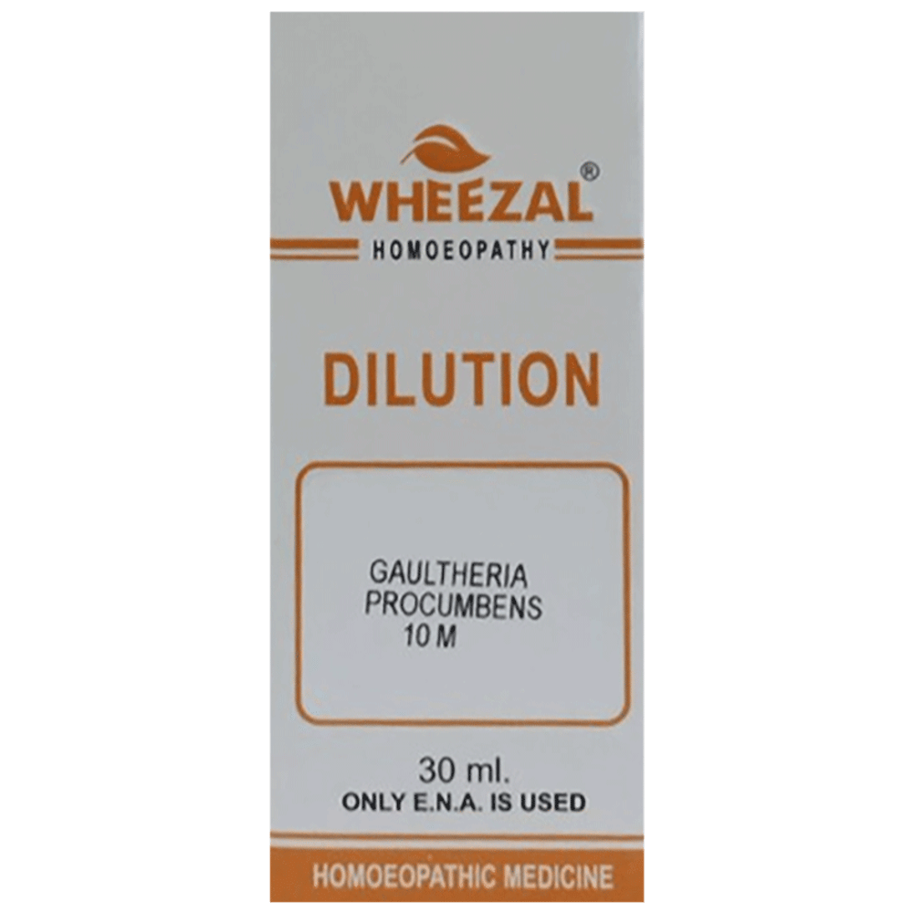 Wheezal Gaultheria Procumbens Dilution 10M bottle of 30 ml Dilution