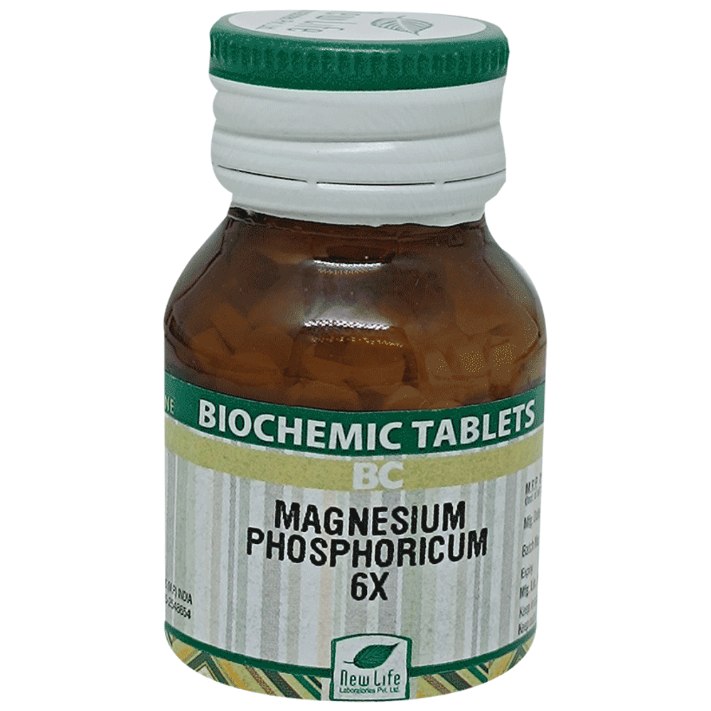 New Life Magnesium Phosphoricum Biochemic Tablet 6X bottle of 25 gm Biochemic Tablet New Life Magnesium Phosphoricum Biochemic Tablet 6X bottle of 25 gm Biochemic Tablet