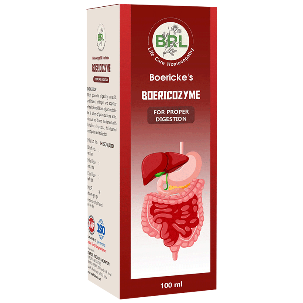 BRL Boericozyme Syrup bottle of 100 ml Syrup