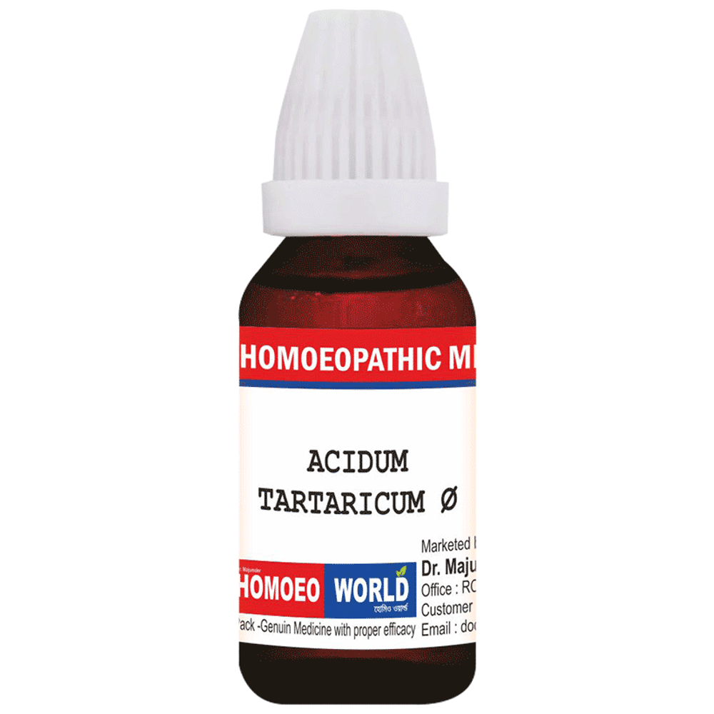 Dr. Majumder Homeo World Acidum Tartaricum Q Mother Tincture (30 ml Each) combo pack of 2 bottles