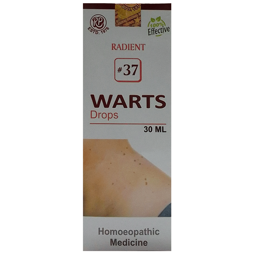 Radient #37 Warts Drops bottle of 30 ml Drop