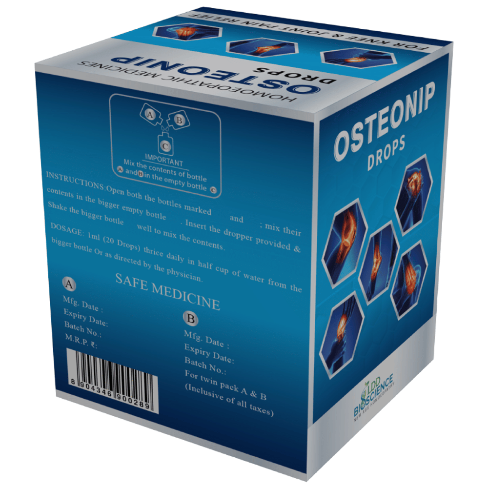 LDD Bioscience Osteonip Drops (25ml Each) box of 2 bottles