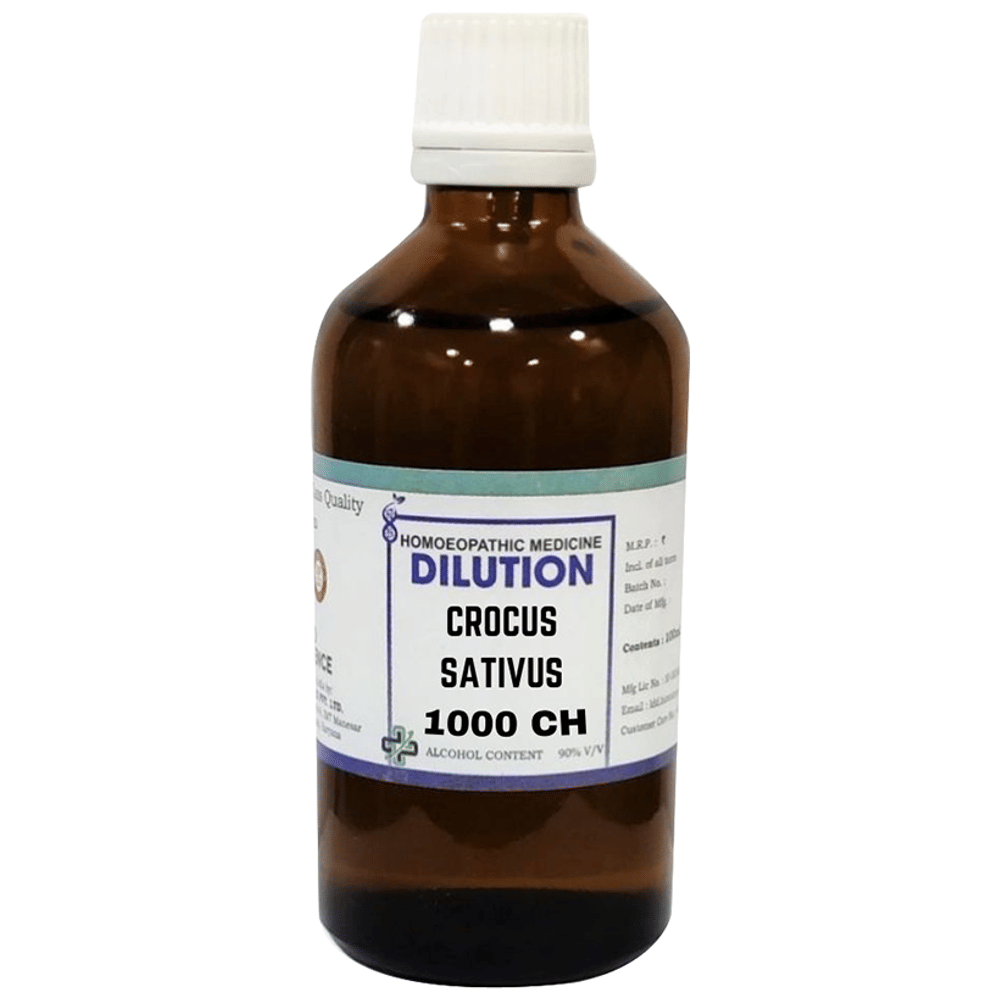 LDD Bioscience Crocus Sativus Dilution 1000 CH bottle of 100 ml Dilution