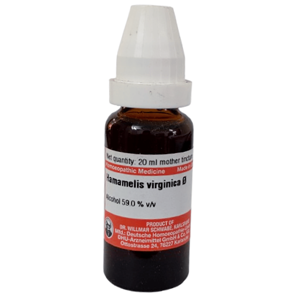 Dr Willmar Schwabe Germany Hamamelis Virginica Mother Tincture Q bottle of 20 ml Mother Tincture