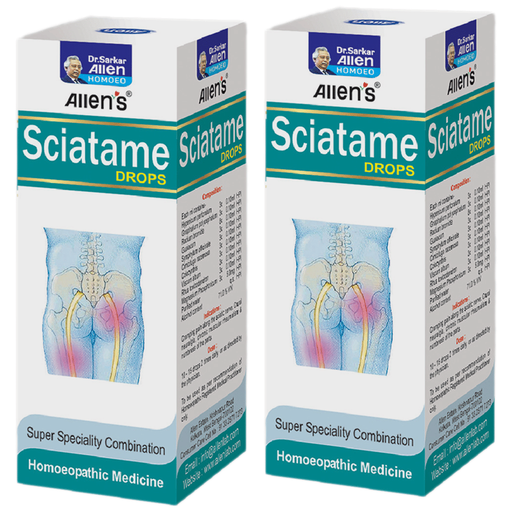 Allen's Sciatame Drop (30ml Each) combo pack of 2 bottles