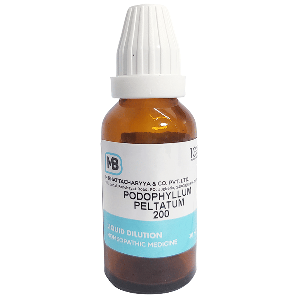 MB Podophyllum Peltatum Dilution 200 bottle of 30 ml Dilution MB Podophyllum Peltatum Dilution 200 bottle of 30 ml Dilution