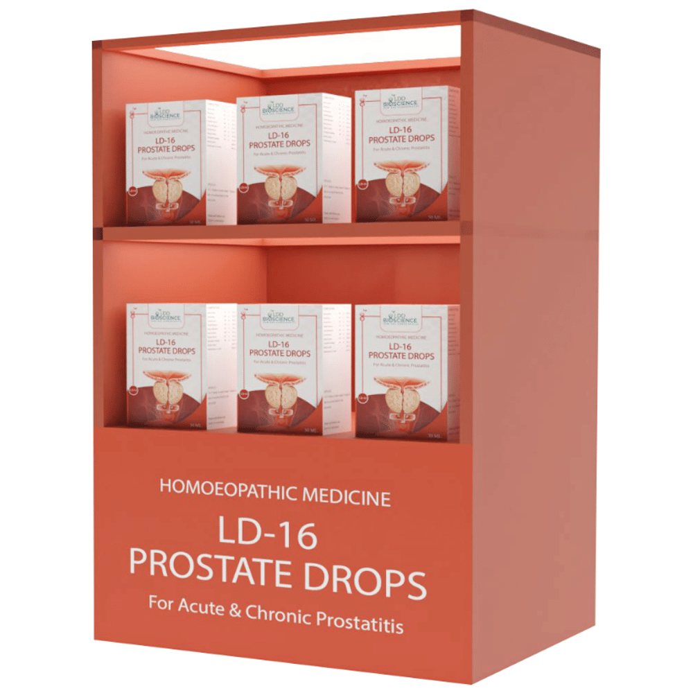 LDD Bioscience LD-16 Prostate Drops (30ml Each) Buy 5 get 1 Free combo pack of 6 bottles