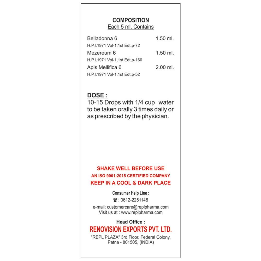 REPL Dr. Advice No.209 Erythemin Drop bottle of 30 ml Drop REPL Dr. Advice No.209 Erythemin Drop bottle of 30 ml Drop