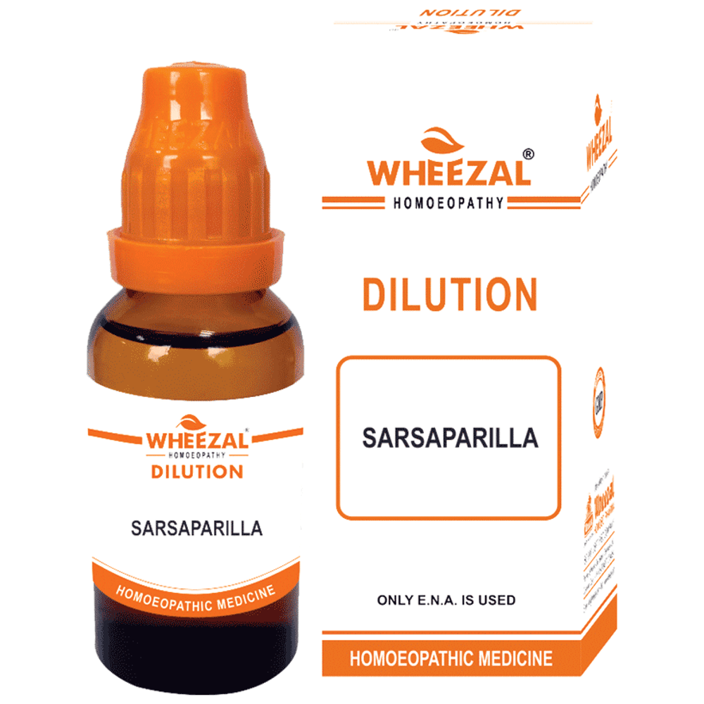 Wheezal Sarsaparilla Dilution 3X bottle of 30 ml Dilution