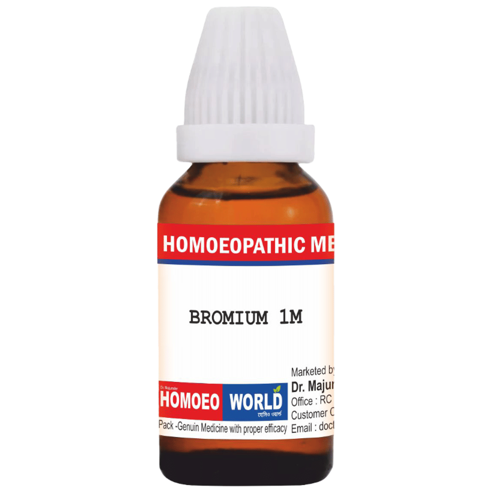 Dr. Majumder Homeo World Bromium(30ml Each) 1M combo pack of 3 bottles