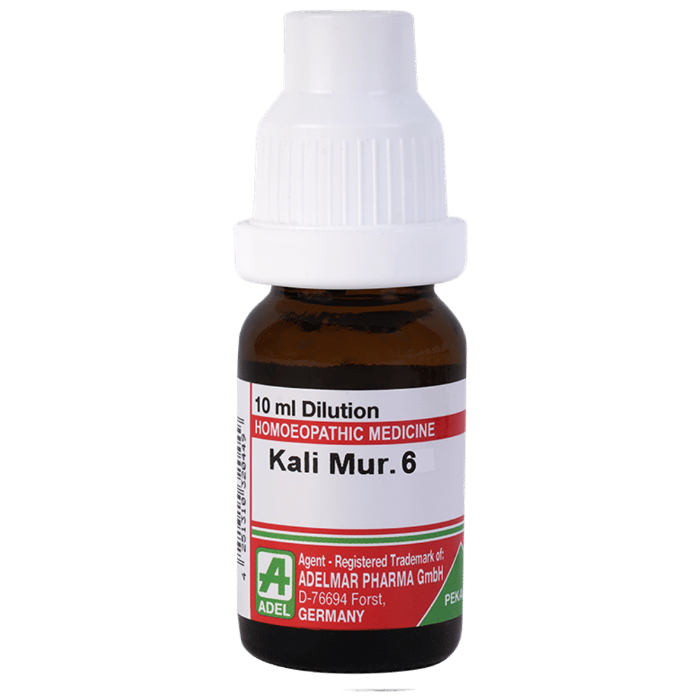 ADEL Kali Mur Dilution 6 bottle of 10 ml Dilution