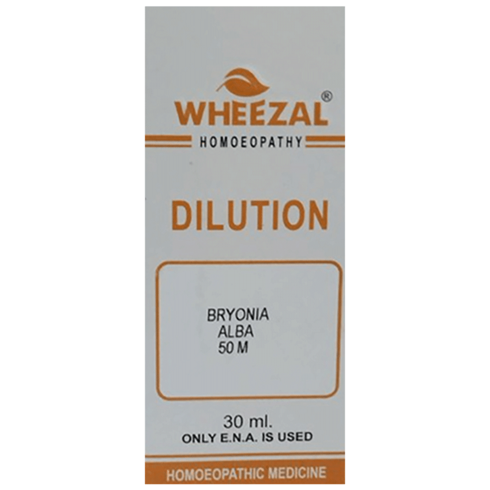 Wheezal Bryonia Alba Dilution 50M bottle of 30 ml Dilution