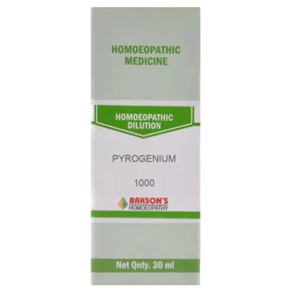 Bakson's Homeopathy Pyrogenium Dilution 1000 CH bottle of 30 ml Dilution
