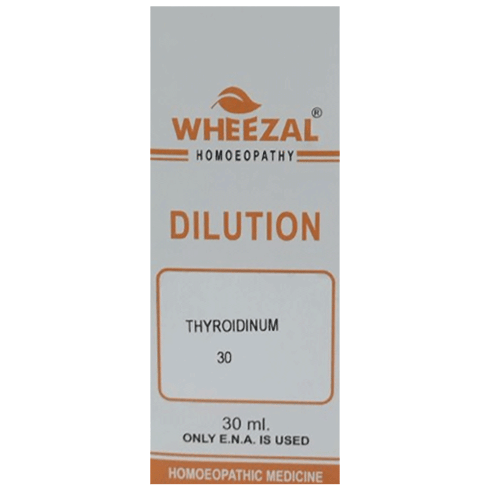 Wheezal Thyroidinum Dilution 30 bottle of 30 ml Dilution