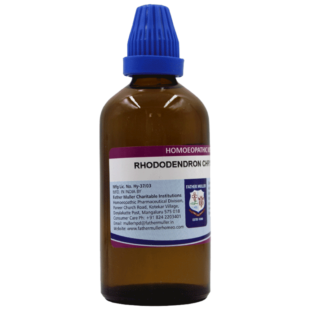 Father Muller Rhododendron Chrysanthum Drop 6C bottle of 100 ml Drop
