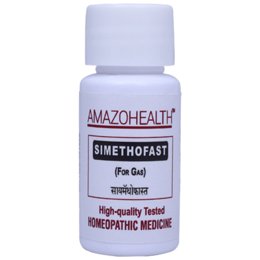 Amazohealth Simethofast Pill bottle of 100 tablets