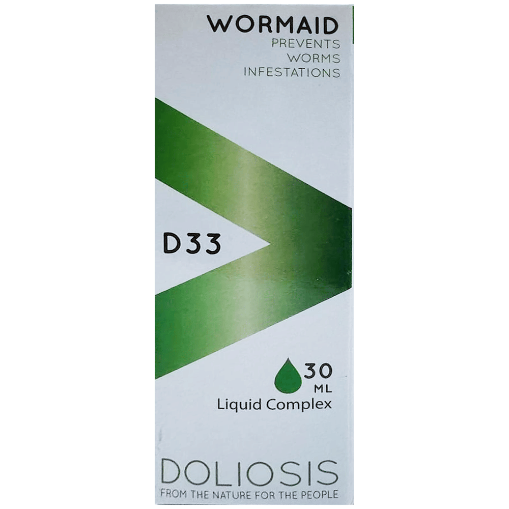 Doliosis D33 Wormaid Liquid Complex bottle of 30 ml Drop