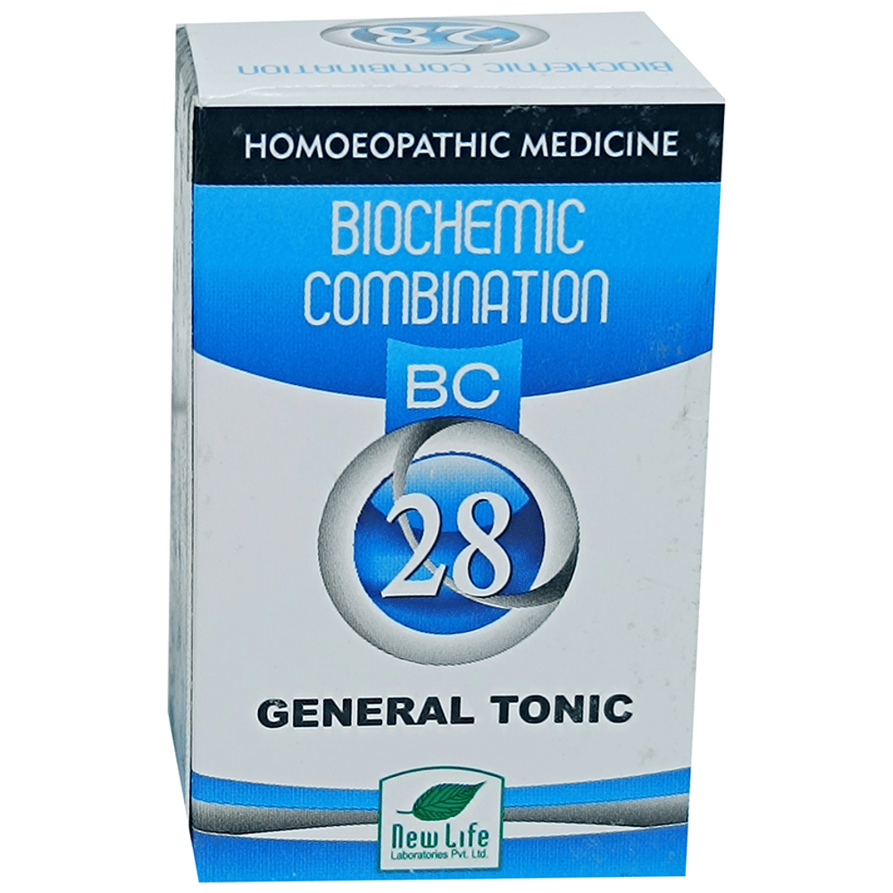 New Life Bio Combination No.28 General Tonic bottle of 25 gm Biocombination Tablet
