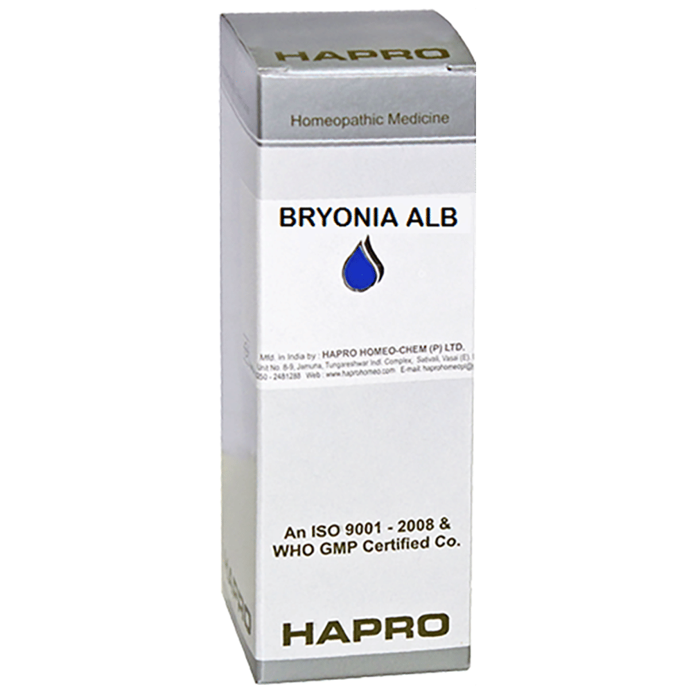 Hapro Bryonia Alb Dilution CM bottle of 30 ml Dilution