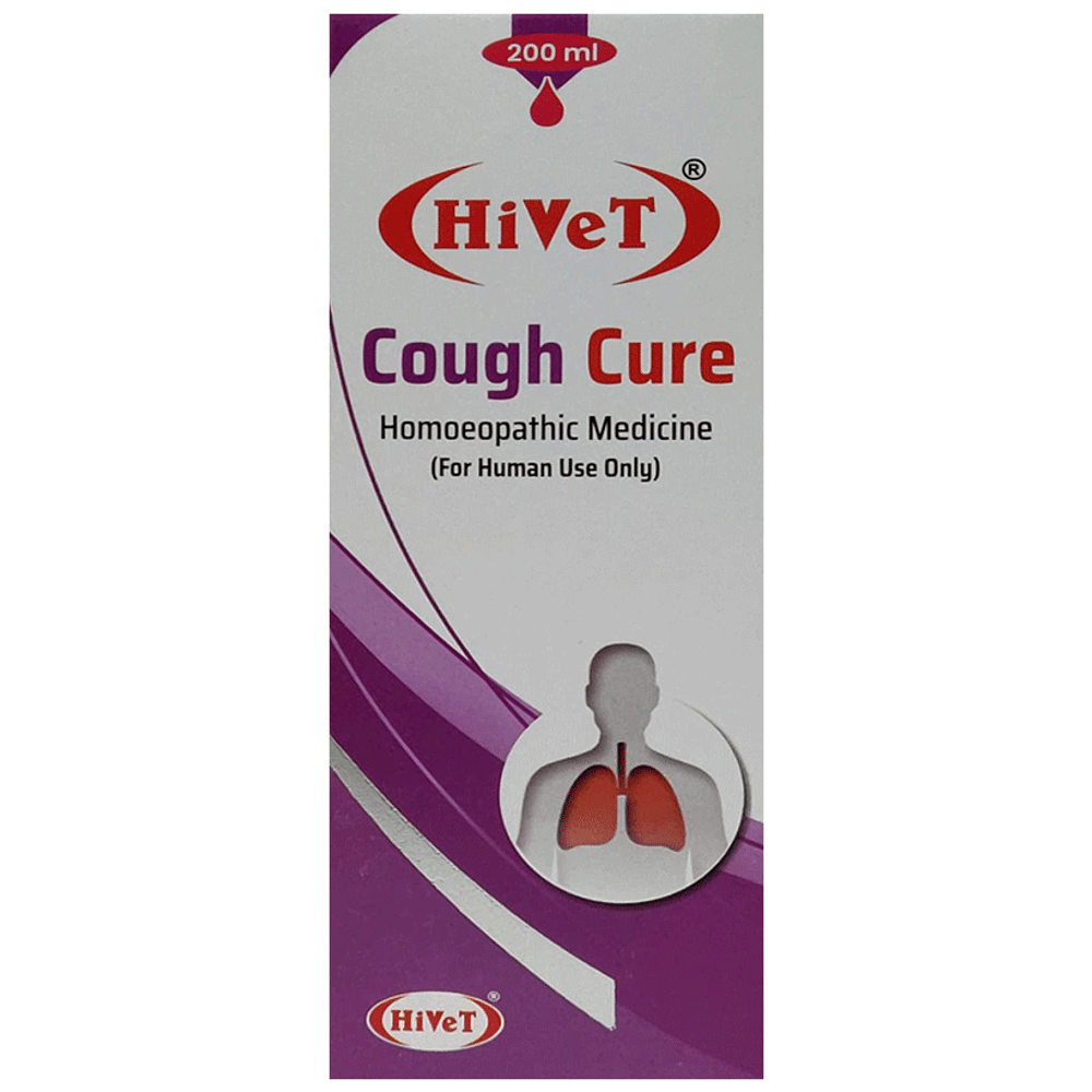 Hivet Cough Cure Syrup bottle of 200 ml Syrup