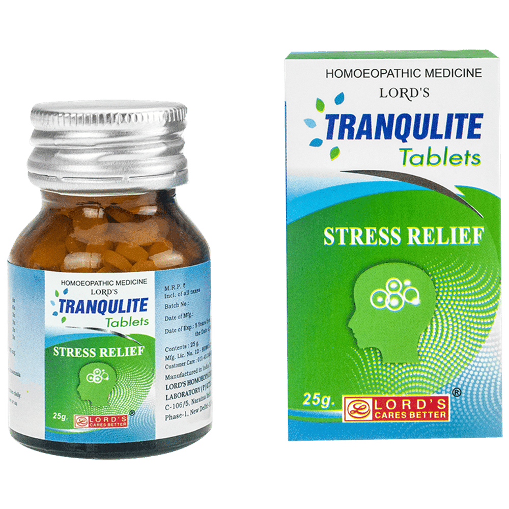 Lord's Tranqulite Tablet bottle of 25 gm Tablet