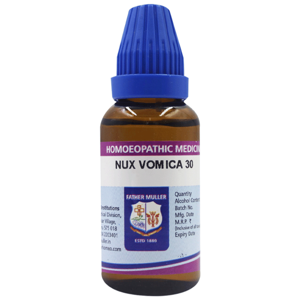 Father Muller Nux Vomica Drop 30C bottle of 30 ml Drop