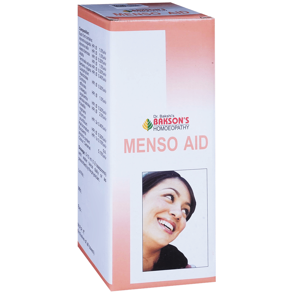 Bakson's Homeopathy Menso Aid Syrup bottle of 450 ml Syrup Bakson's Homeopathy Menso Aid Syrup bottle of 450 ml Syrup