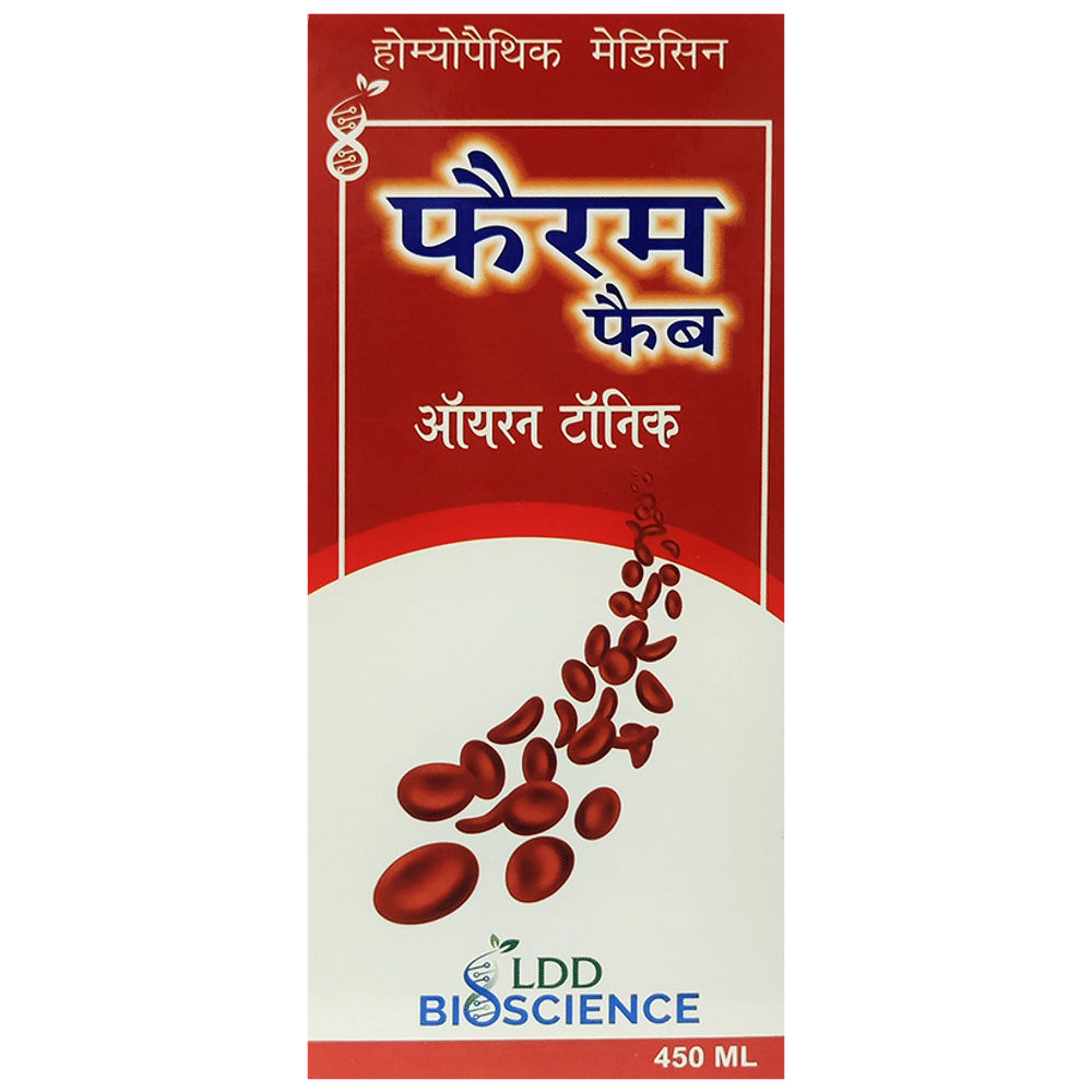 LDD Bioscience Ferrum Fab Iron Tonic bottle of 450 ml Tonic