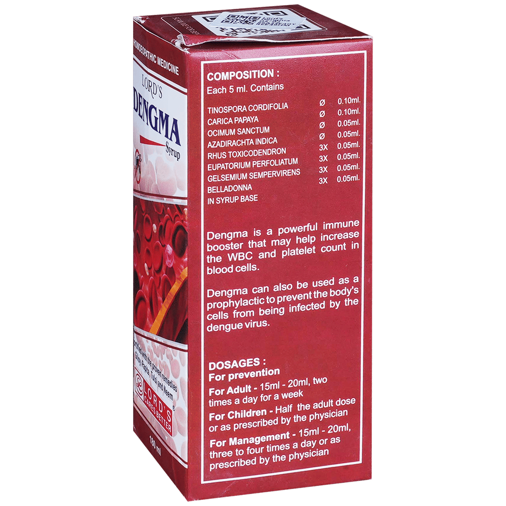 Lord's Dengma Syrup bottle of 180 ml Syrup Lord's Dengma Syrup bottle of 180 ml Syrup