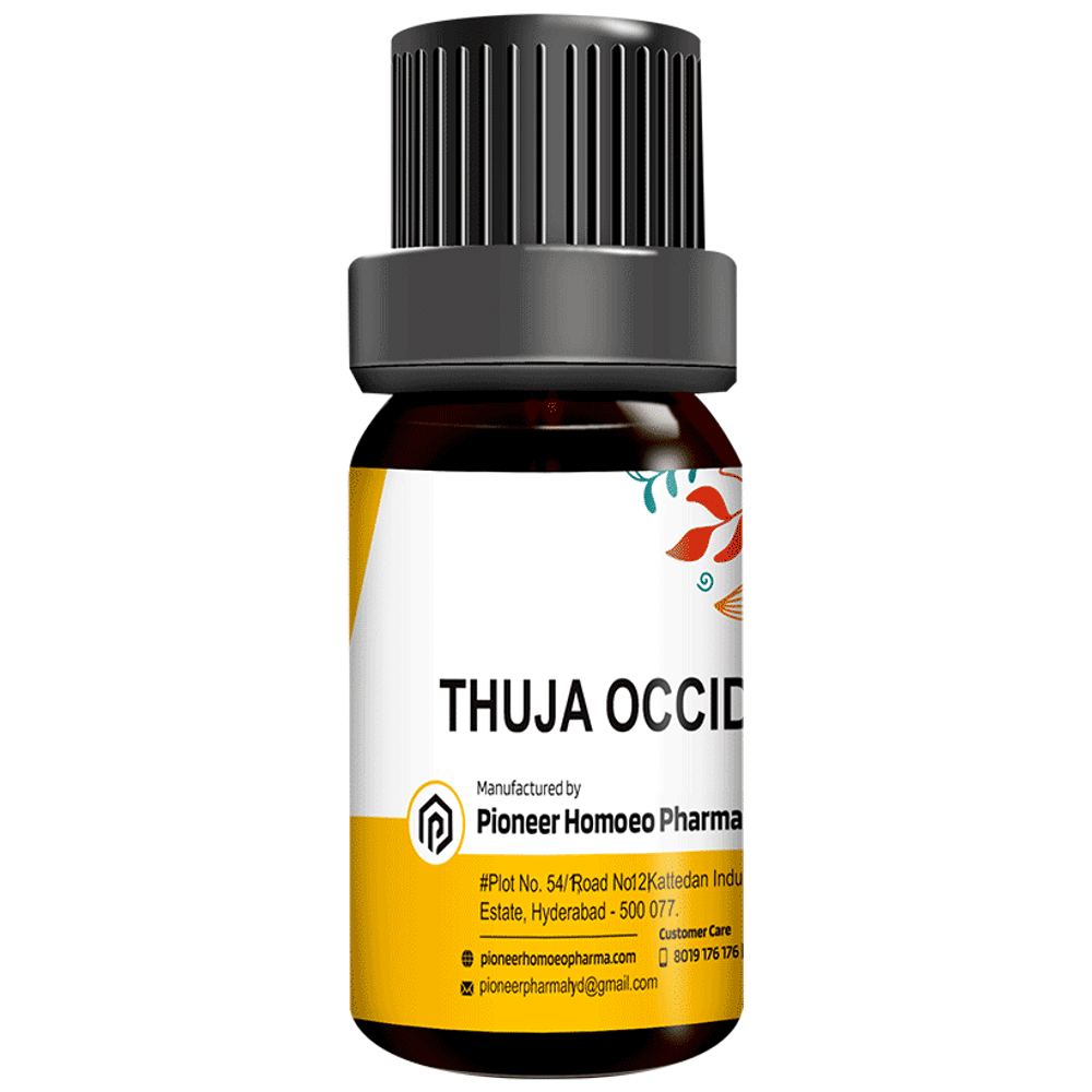 Pioneer Pharma Thuja Occident Globules Pellets Multidose Pills 30 CH bottle of 150 tablets