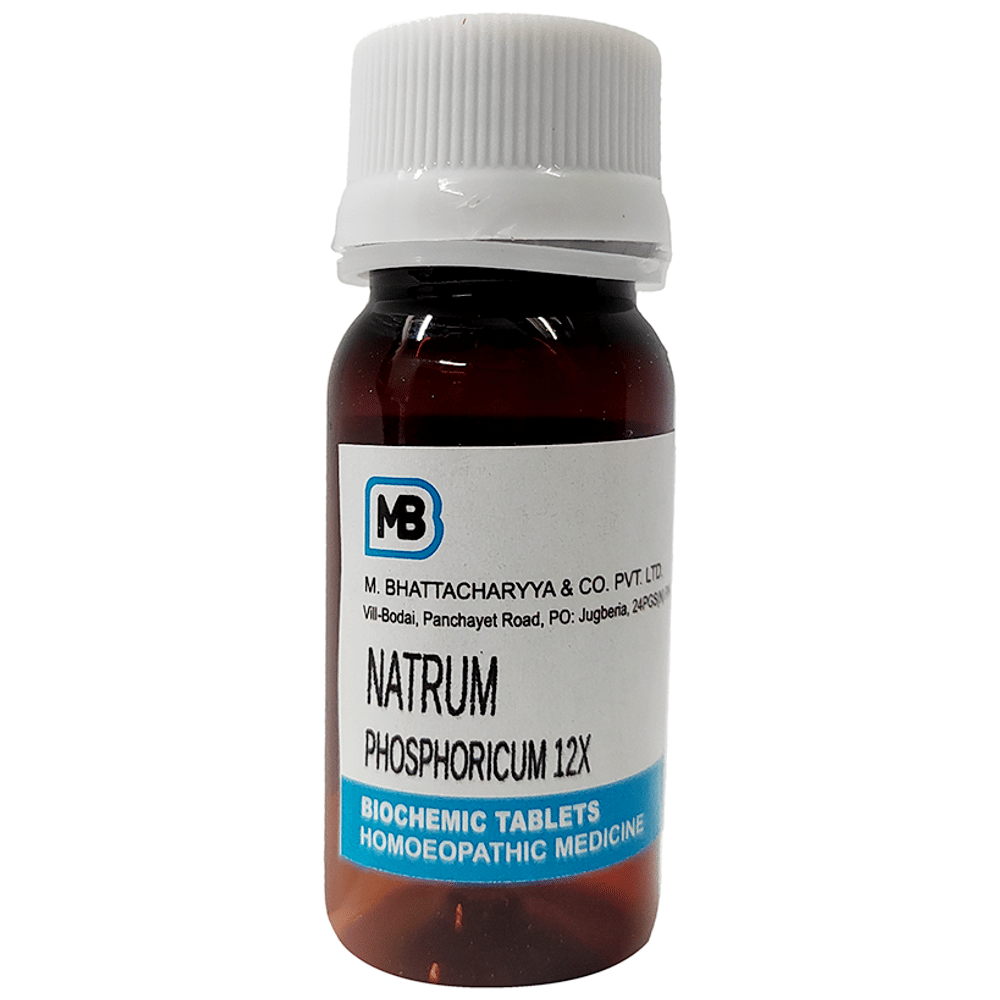 MB Natrum Phosphoricum Tablet 12X bottle of 25 gm Tablet