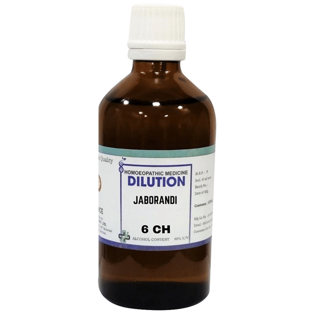 LDD Bioscience Jaborandi Dilution 6 CH bottle of 100 ml Dilution