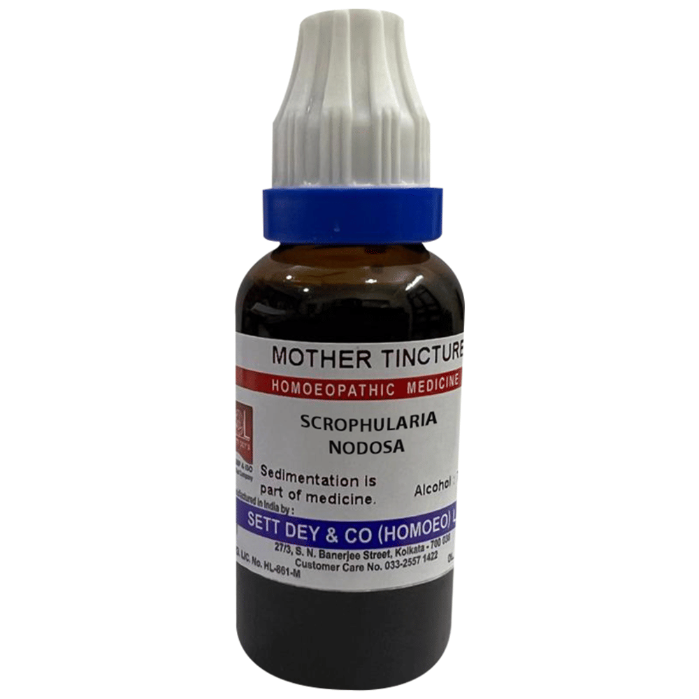 Sett Dey Scrophularia Nodosa Mother Tincture Q bottle of 30 ml Mother Tincture