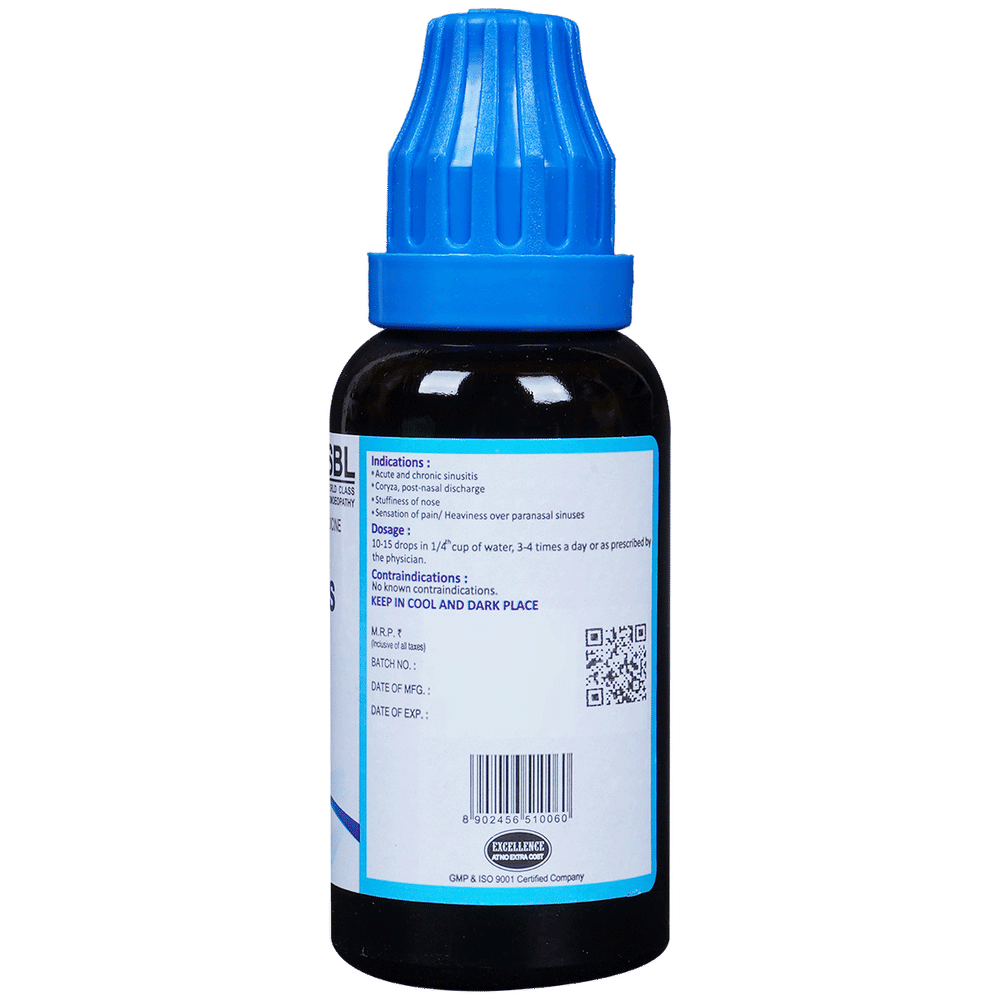 SBL Drops No. 7 (For Sinusitis) bottle of 30 ml Drop